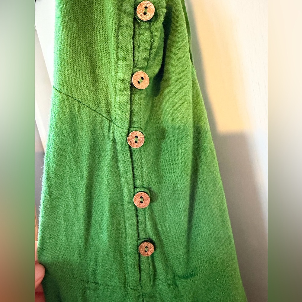 Free People Midi Linen Dress - Picture 4 of 6